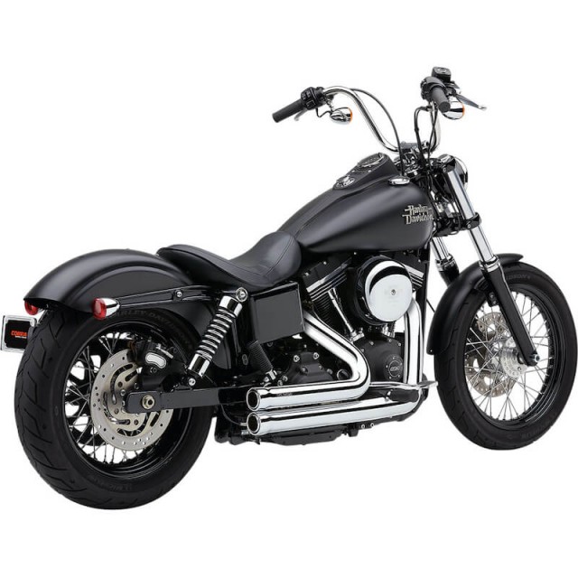 COBRA SPEEDSTER 909 CHROME EXHAUST FOR HARLEY DAVIDSON DYNA 2006-2011
