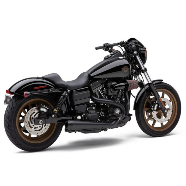 SCARICO COBRA EL DIABLO CONICO 2-IN-1 NERO PER HARLEY DAVIDSON DYNA 2012-2017