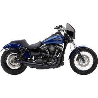 SCARICO COBRA EL DIABLO CONICO 2-IN-1 NERO PER HARLEY DAVIDSON DYNA 2006-2011 - LATO