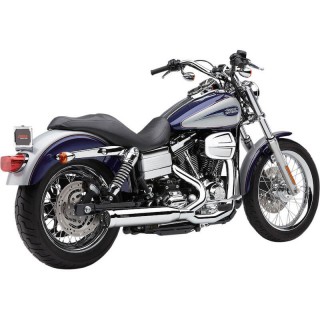 COBRA POWERPRO HP RPT 2-IN-1 CHROME EXHAUST FOR HARLEY DAVIDSON DYNA 2012-2017