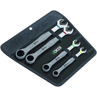 WERA JOKER SET OF RATCHETING COMBINATION WRENCHES
