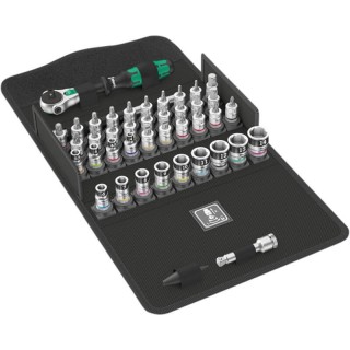 SET WERA CHIAVE A CRICCHETTO ALL-IN ZYKLOP SPEED CON ATTACCO DA 1/4" POLLICI