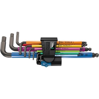 WERA HEX-PLUS MULTICOLOUR HF L-KEY SET