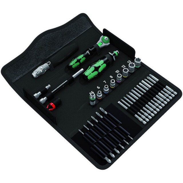 KIT WERA CHIAVE A CRICCHETTO KRAFTFORM KOMPAKT M1 METALLO