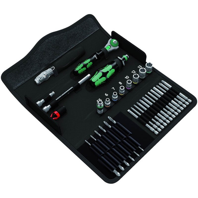 KIT WERA CHIAVE A CRICCHETTO KRAFTFORM KOMPAKT M1 METALLO