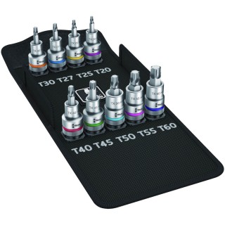 WERA TORX ZYKLOP BIT SOCKET SET 1/2" DRIVE