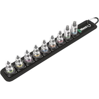 WERA ZYKLOP BIT SOCKET TORX SET 3/8" DRIVE