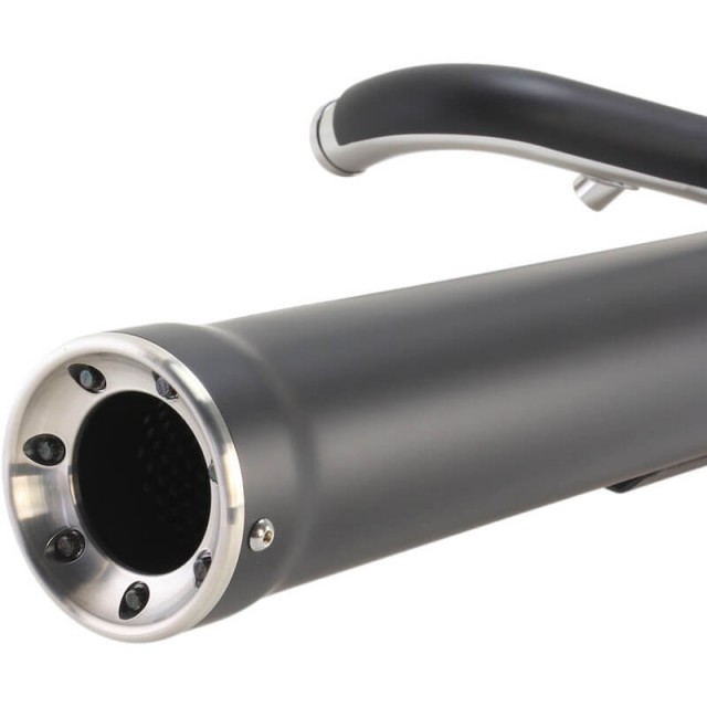 COBRA POWERPRO HP RPT 2-IN-1 BLACK EXHAUST FOR HARLEY DAVIDSON DYNA 2012-2017 - END CAP