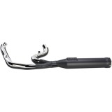 COBRA POWERPRO HP RPT 2-IN-1 BLACK EXHAUST FOR HARLEY DAVIDSON DYNA 2012-2017 - BACK