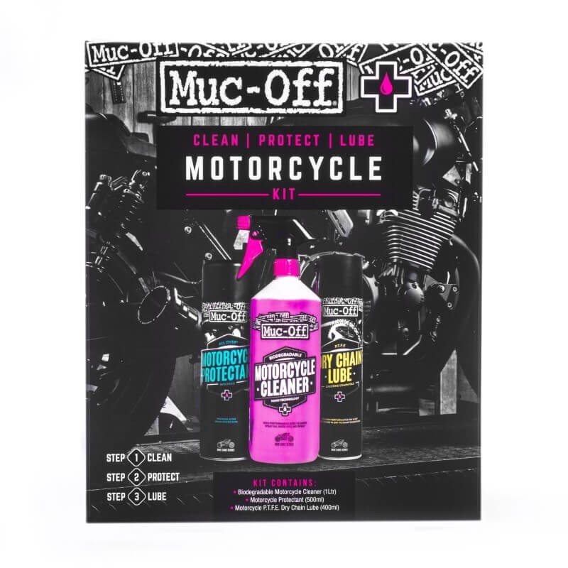 MUC-OFF MOTORCYCLE CLEAN PROTECT AND LUBE KIT