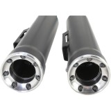 TERMINALI COBRA RPT SLIP-ON NERI DA 3" PER HARLEY DYNA 1999-2017 - FONDELLI