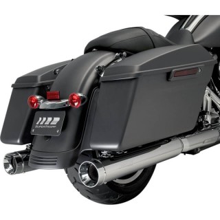 TERMINALI KERKER SLIP-ON STOUT CHROME PER HARLEY TOURING 2017-2021