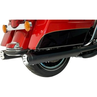 TERMINALI KERKER SLIP-ON STOUT NERI PER HARLEY TOURING 2017-2021