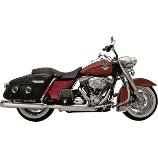 KERKER MUFFLERS SLIP-ON STOUT CHROME FOR HARLEY TOURING 2010-2016 - LATO