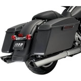 KERKER MUFFLERS SLIP-ON SLASH CHROME FOR HARLEY TOURING 2017-2021