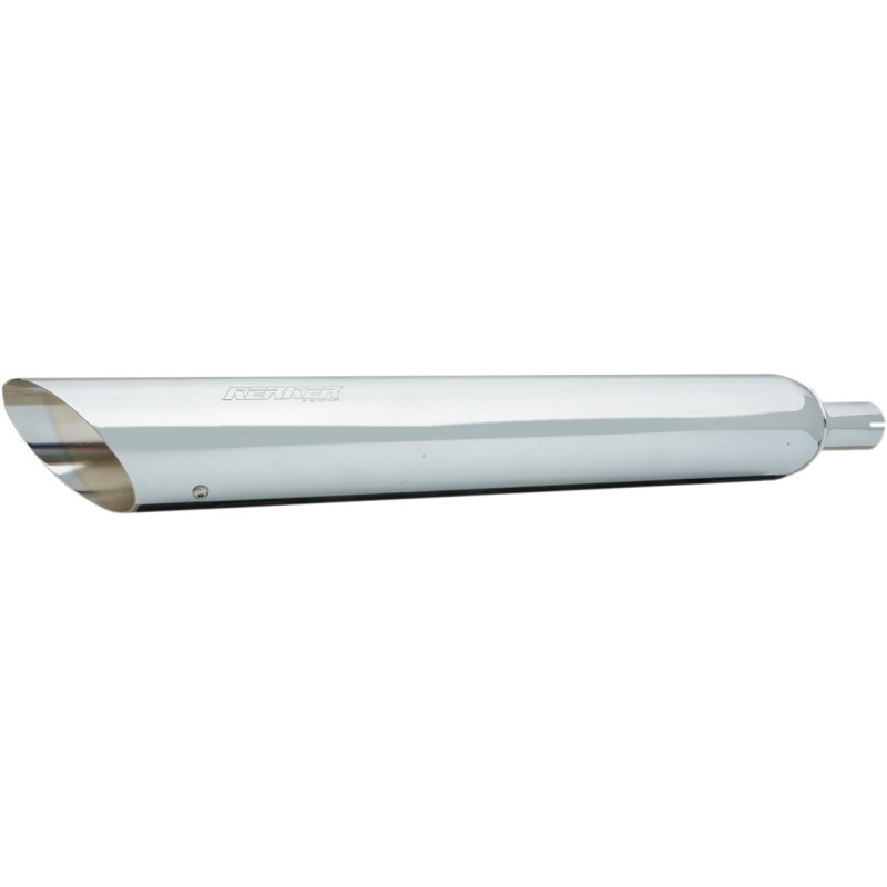 KERKER 2-1 MUFFLER SLASH-CUT SLIP-ON CHROME FOR HARLEY TOURING 1995-2016
