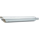 KERKER 2-1 MUFFLER SLASH-CUT SLIP-ON CHROME FOR HARLEY TOURING 1995-2016
