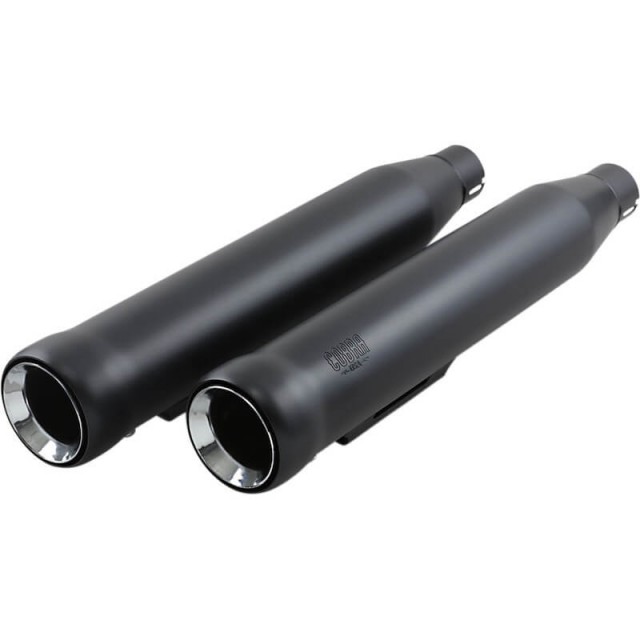 COBRA NEIGHBORHOOD HATER BLACK MUFFLERS FOR HARLEY DAVIDSON DYNA 1995-2017 - ZOOM