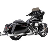 SCARICHI COBRA SPEEDSTER DUAL FISHTAIL CROMATO 2 IN 2 HARLEY TOURING 2017-2021