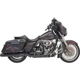 SCARICHI BASSANI XHAUST TRUE-DUAL DOWN UNDER NERI PER HARLEY TOURING 09-16