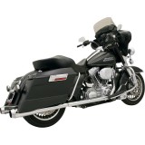 SCARICHI BASSANI XHAUST TRUE-DUAL +P BAGGER CROMATI PER HARLEY TOURING 99-08