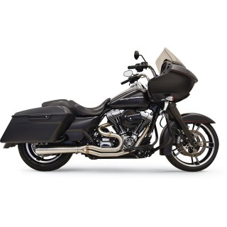 SCARICHI BASSANI XHAUST CORTO ROAD RAGE III 2 IN 1 PER HARLEY TOURING 07-16