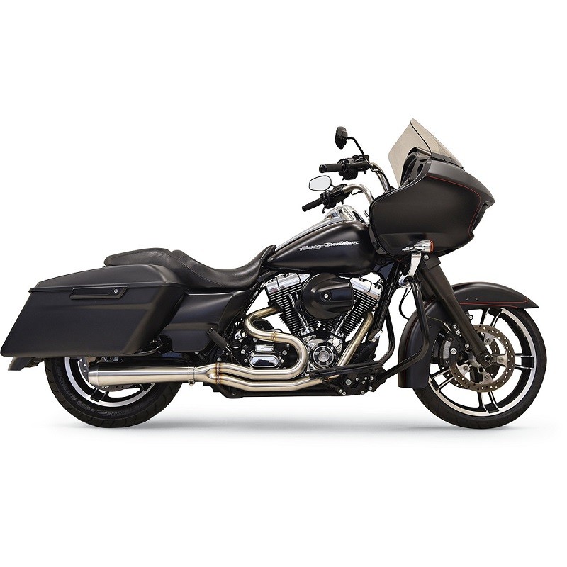 SCARICHI BASSANI XHAUST CORTO ROAD RAGE III 2 IN 1 PER HARLEY TOURING 07-16