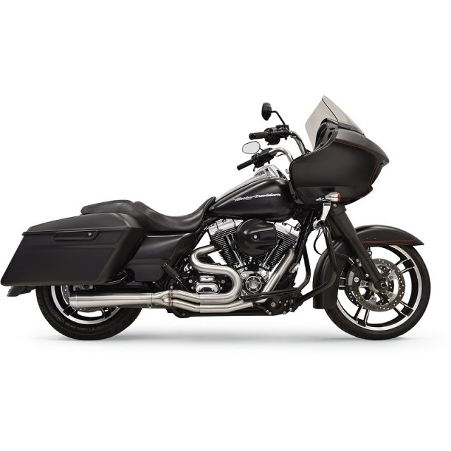 SCARICHI BASSANI XHAUST CORTO ROAD RAGE III 2 IN 1 PER HARLEY TOURING 99-06