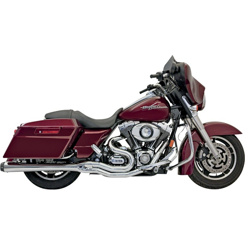BASSANI XHAUST ROAD RAGE II 2 IN 1 MEGAPHONE EXHAUST HARLEY TOURING 95-16