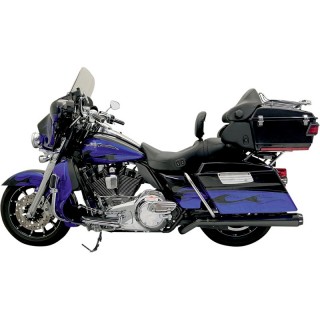 BASSANI XHAUST ROAD RAGE II PSEUDO LEFT-SIDE MUFFLER BLACK