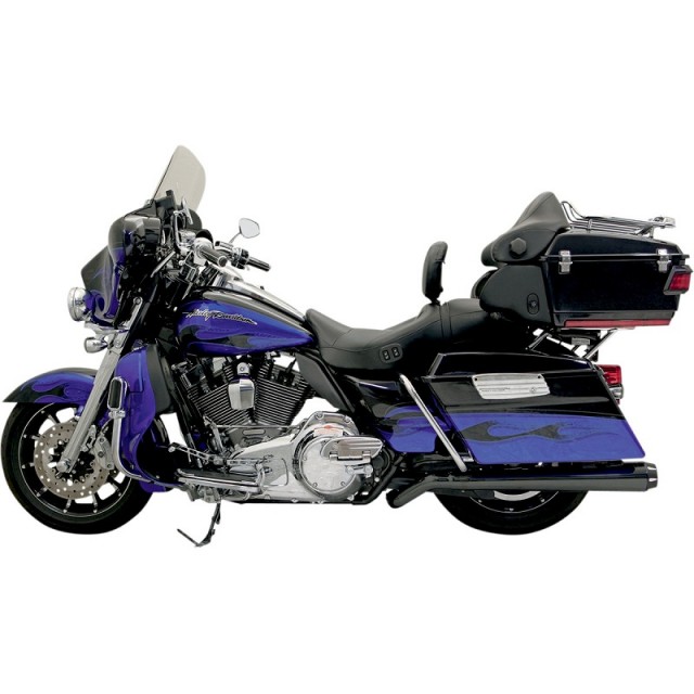 BASSANI XHAUST ROAD RAGE II PSEUDO LEFT-SIDE MUFFLER BLACK