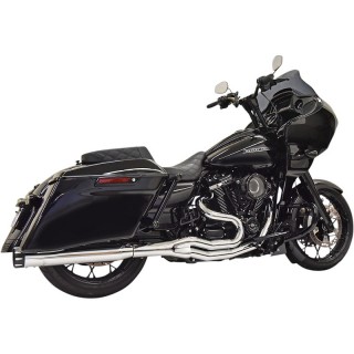BASSANI XHAUST ROAD RAGE M8 2 IN 1 CHROME EXHAUST HARLEY TOURING 17-21