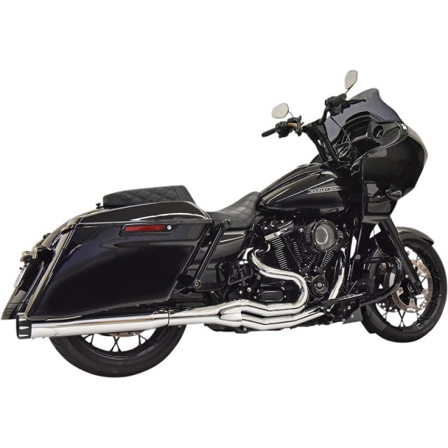 BASSANI XHAUST ROAD RAGE M8 2 IN 1 CHROME EXHAUST HARLEY TOURING 17-21