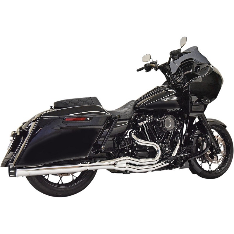 BASSANI XHAUST ROAD RAGE M8 2 IN 1 CHROME EXHAUST HARLEY TOURING 17-21