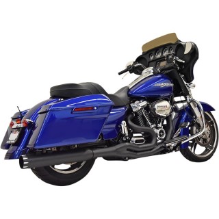 SCARICO BASSANI XHAUST ROAD RAGE M8 2 IN 1 NERO HARLEY TOURING 17-21