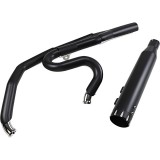 SCARICO BASSANI XHAUST ROAD RAGE M8 2 IN 1 NERO HARLEY TOURING 17-21 - COMPONENTI