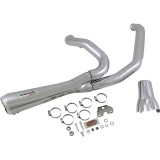 SCARICO CORTO BASSANI XHAUST ROAD RAGE 2 IN1 CROMATO HARLEY TOURING 17-21 - COMPONENTI