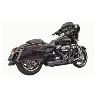 SCARICO CORTO BASSANI XHAUST ROAD RAGE 2 IN 1 NERO HARLEY TOURING 17-21