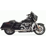 SCARICO CORTO BASSANI XHAUST ROAD RAGE 2 IN 1 ACCIAIO INOX HARLEY TOURING 17-21 - LATO