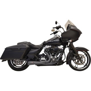 SCARICO CORTO BASSANI XHAUST ROAD RAGE 2 IN 1 NERO HARLEY TOURING 95-16