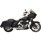 BASSANI XHAUST ROAD RAGE 2 IN 1 STAINLESS STEEL SHORT EXHAUST HARLEY TOURING 95-16