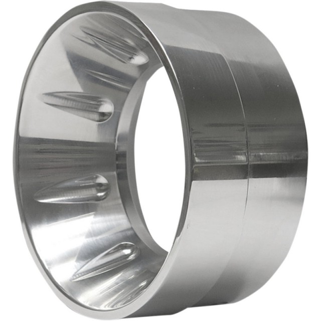 REVERSE CHROME END CAP FOR 4" BASSANI XHAUST MUFFLERS
