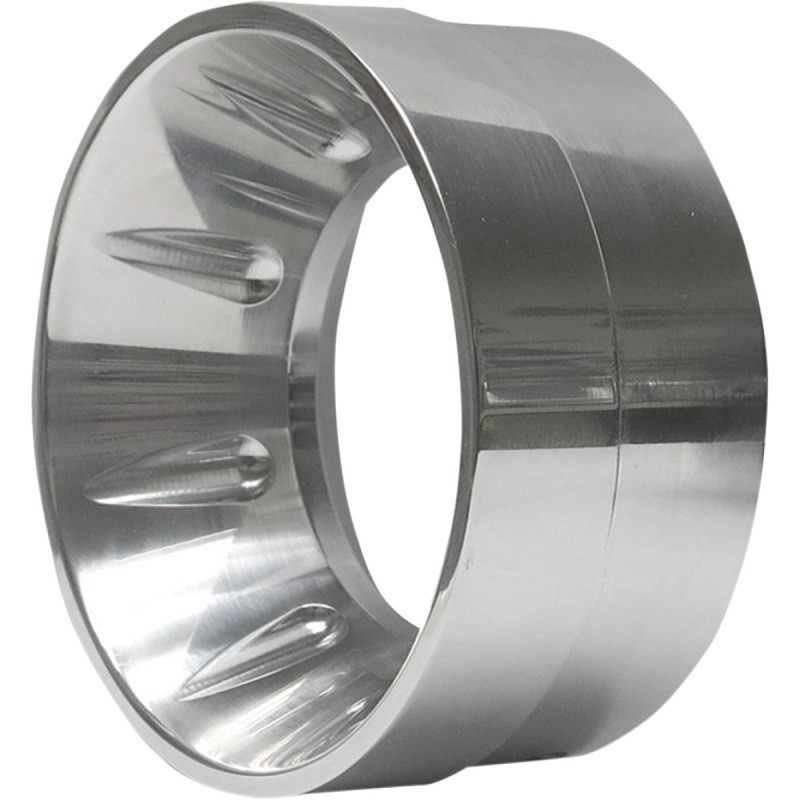 REVERSE CHROME END CAP FOR 4" BASSANI XHAUST MUFFLERS