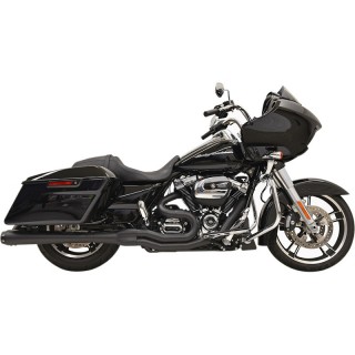 SCARICO BASSANI XHAUST ROAD RAGE B4 2 IN 1 NERO MEGAPHONE HARLEY TOURING 17-21