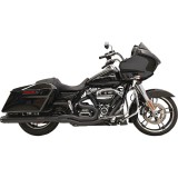 BASSANI XHAUST ROAD RAGE B4 2 IN 1 BLACK STRAIGHT EXHAUST HARLEY TOURING 17-21