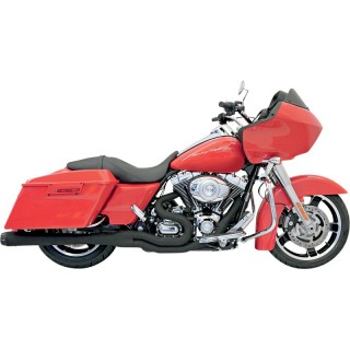 SCARICO BASSANI XHAUST ROAD RAGE B4 2 IN 1 NERO MEGAPHONE HARLEY TOURING 95-16