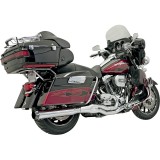 SCARICO BASSANI XHAUST ROAD RAGE B4 2 IN 1 CROMATO DRITTO HARLEY TOURING 95-16