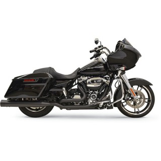 BASSANI XHAUST TRUE-DUAL DOWN UNDER BLACK HEADPIPE FOR HARLEY TOURING 17-21