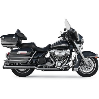 BASSANI XHAUST TRUE-DUAL DOWN UNDER CHROME HEADPIPE FOR HARLEY TOURING 09-16