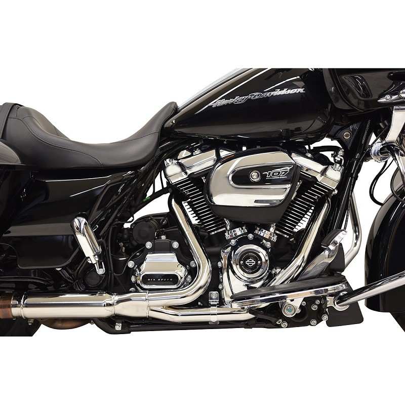 BASSANI XHAUST DUAL 2X2 HEADPIPE FOR HARLEY DAVIDSON TOURING 17-21